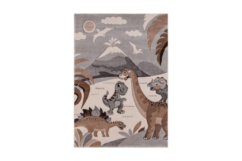 Atlas Jurassic Wiltonmatta 120x170 cm, Grå/Natur