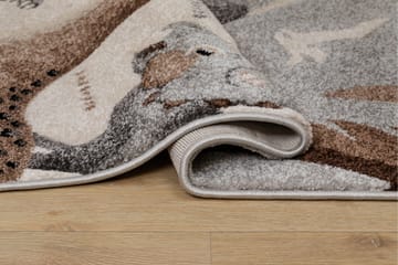 Atlas Jurassic Wiltonmatta 140x200 cm - Grå/Natur - Textil & mattor - Matta - Modern matta - Wiltonmatta