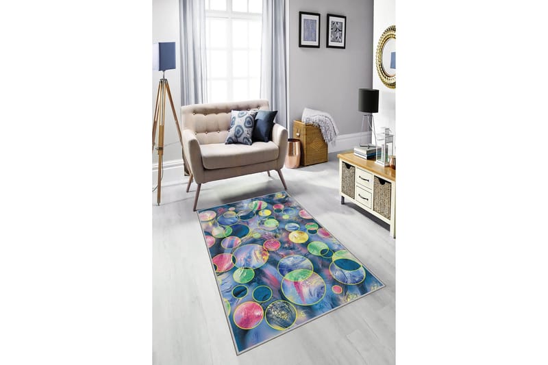 Bedriye Matta 140x220 cm - Flerfärgad - Textil & mattor - Matta - Modern matta - Wiltonmatta