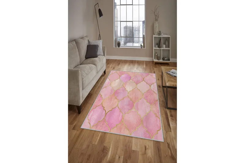 Bedriye Matta 140x220 cm - Flerfärgad - Textil & mattor - Matta - Modern matta - Wiltonmatta