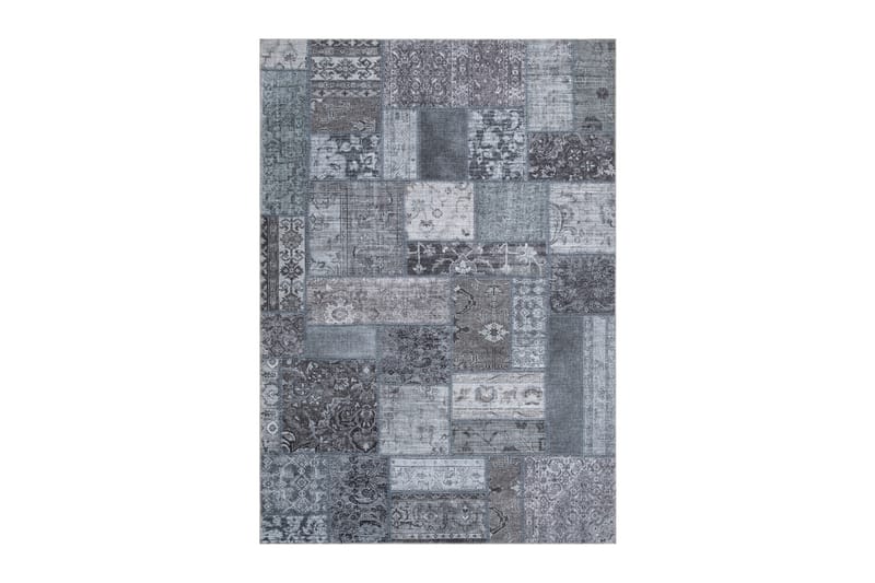 Patchwork Wiltonmatta 160x230 cm Rektangulär - Grå - Textil & mattor - Matta - Modern matta - Friezematta