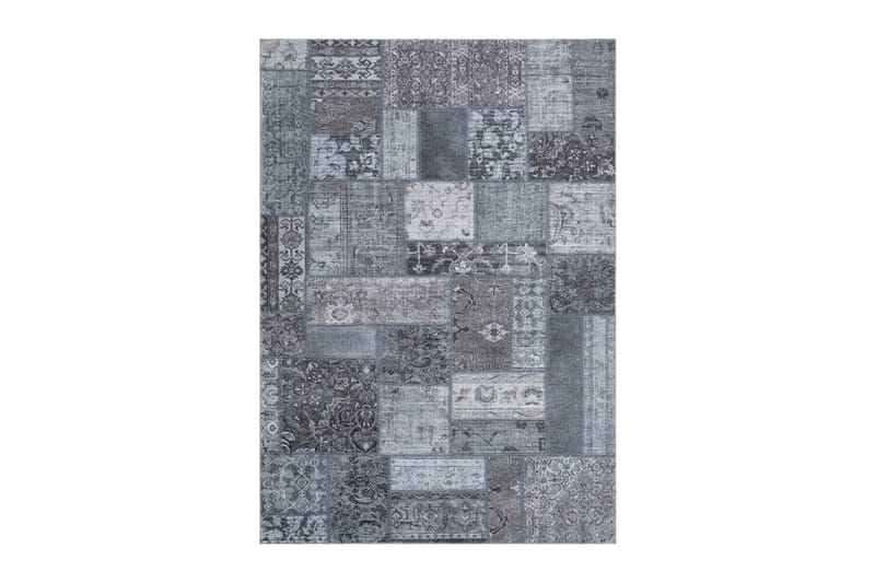 Patchwork Wiltonmatta 240x330 cm Rektangulär, Grå