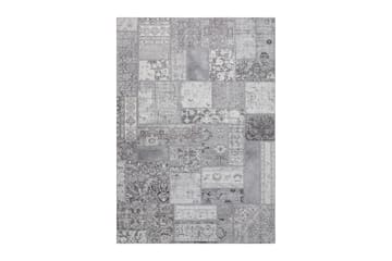 Patchwork Wiltonmatta 240x330 cm Rektangulär - Silver - Textil & mattor - Matta - Modern matta - Friezematta