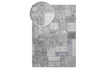 Patchwork Wiltonmatta 240x330 cm Rektangulär - Silver - Textil & mattor - Matta - Modern matta - Friezematta