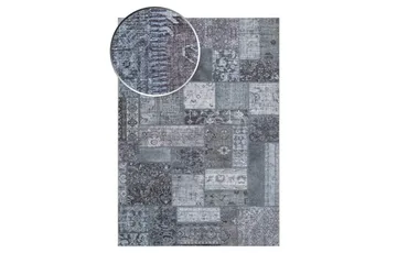 Patchwork Wiltonmatta 300x400 cm Rektangulär - Grå - Textil & mattor - Matta - Modern matta - Friezematta