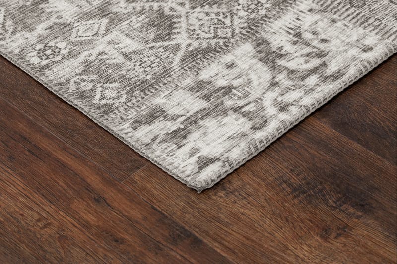 Patchwork Wiltonmatta 80x150 cm Rektangulär - Silver - Textil & mattor - Matta - Modern matta - Friezematta