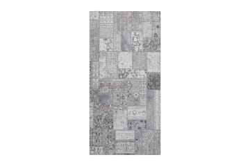 Patchwork Wiltonmatta 80x150 cm Rektangulär - Silver - Textil & mattor - Matta - Modern matta - Friezematta