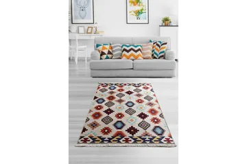 Cannenta Matta 140x190 cm - Flerfärgad/Sammet - Textil & mattor - Matta - Modern matta - Wiltonmatta