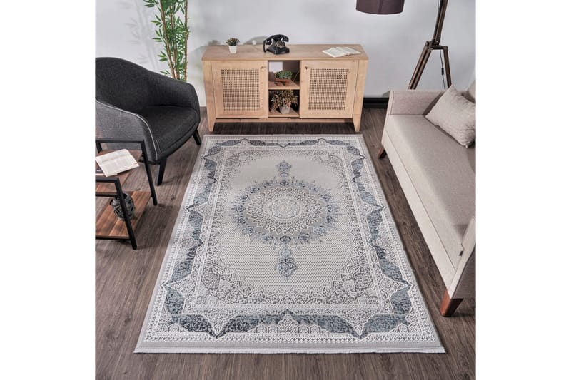 Claggan Wiltonmatta 80x150 cm Rektangulär - Mörkblå - Textil & mattor - Matta - Modern matta - Friezematta