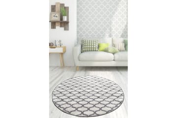 Chilai Matta 100 cm Rund - Grå/Ljusgrå - Textil & mattor - Matta - Modern matta - Wiltonmatta