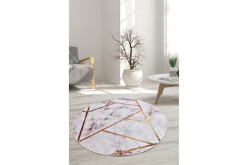 Chilai Matta 100 cm Rund - Multifärgad - Textil & mattor - Matta - Modern matta - Wiltonmatta