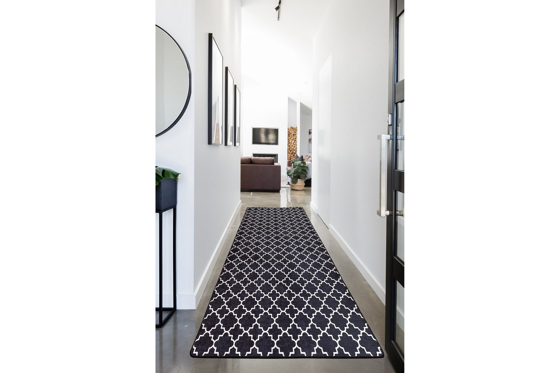Chilai Matta 100x180 cm - Svart/Vit