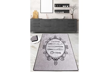 Chilai Matta 100x200 cm - Grå/Svart - Textil & mattor - Matta - Modern matta - Wiltonmatta