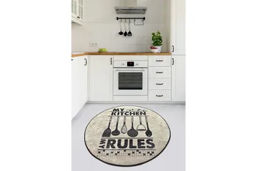 Chilai Matta 120 cm Rund - Multifärgad - Textil & mattor - Matta - Modern matta - Wiltonmatta