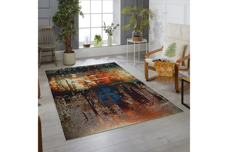 Chimelou Matta 100x200 cm - Flerfärgad - Textil & mattor - Matta - Modern matta - Wiltonmatta