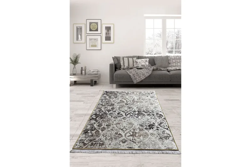 Clasurol Matta 140x190 cm - Flerfärgad/Sammet - Textil & mattor - Matta - Modern matta - Wiltonmatta