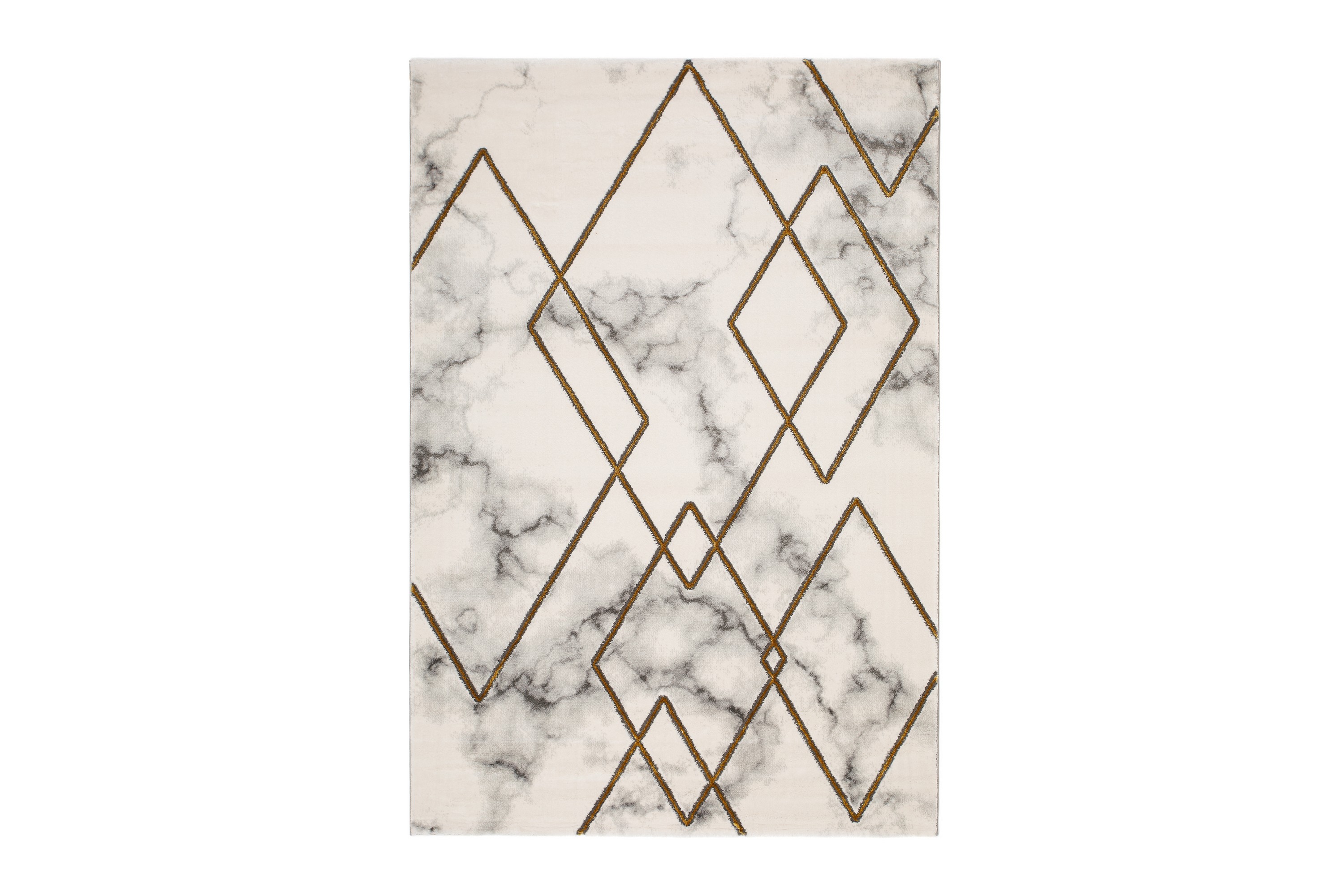 Diamond Romb Matta 160x230 cm Guld