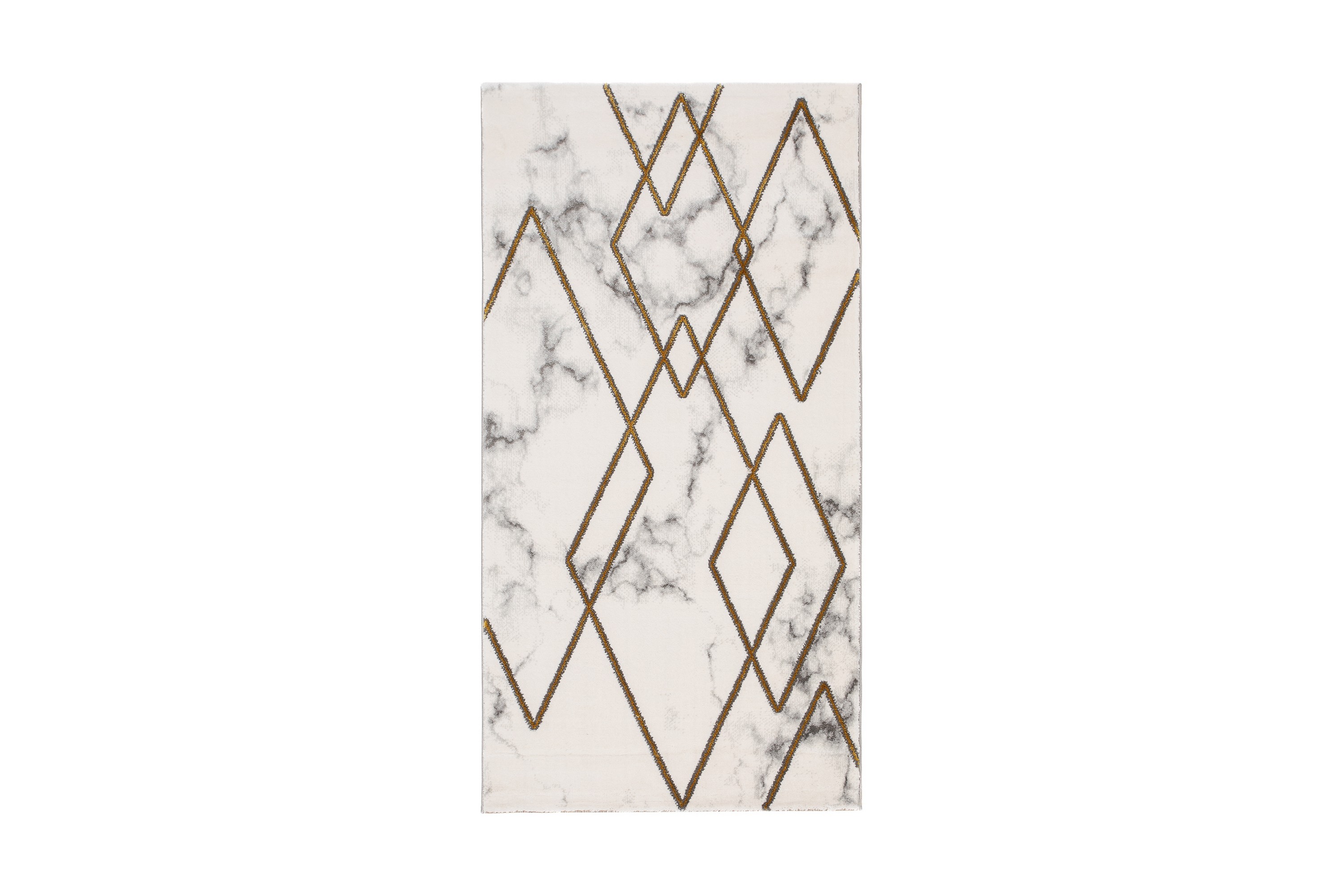Diamond Romb Matta 80x150 cm Guld