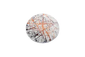 Distira Matta Rund 100 cm - Flerfärgad/Sammet - Textil & mattor - Matta - Modern matta - Wiltonmatta