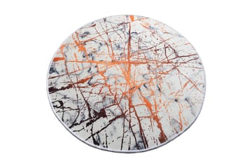 Distira Matta Rund 140 cm - Flerfärgad/Sammet - Textil & mattor - Matta - Modern matta - Wiltonmatta