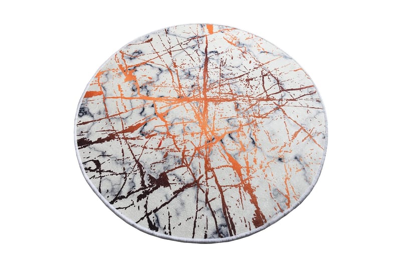 Distira Matta Rund 140 cm, Flerfärgad/Sammet