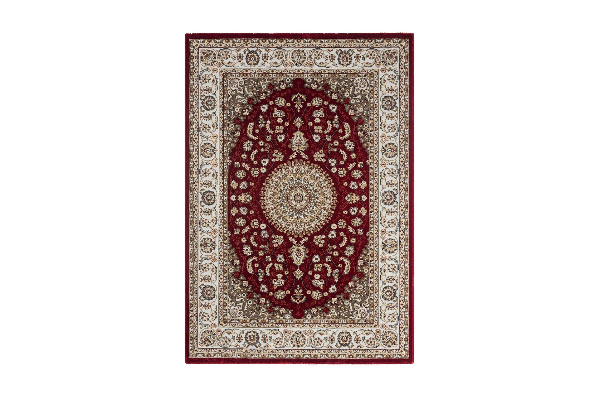 Dubai Medallion Wiltonmatta 120x170 cm - Röd