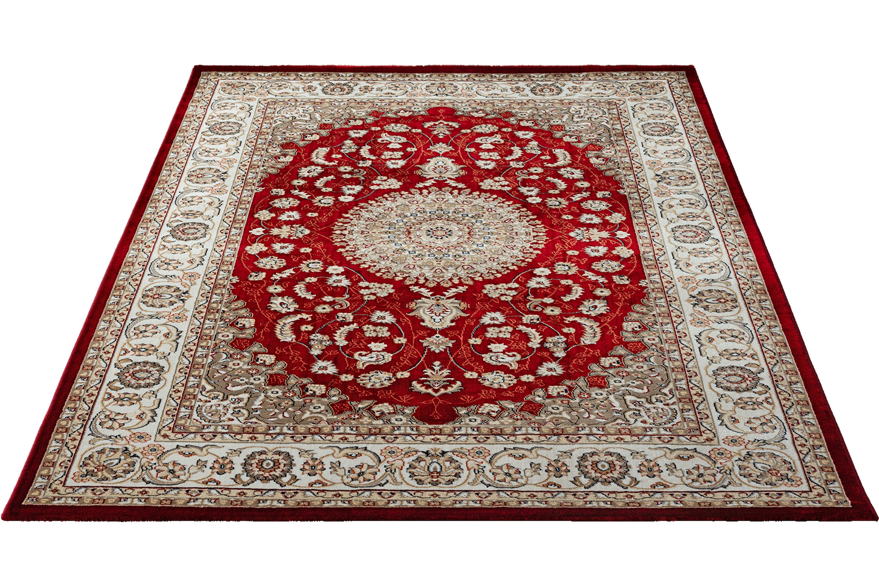 Dubai Medallion Wiltonmatta 240x340 cm Röd