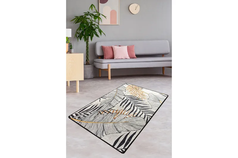 Erbaccia Matta 140x190 cm - Flerfärgad/Sammet - Textil & mattor - Matta - Modern matta - Wiltonmatta