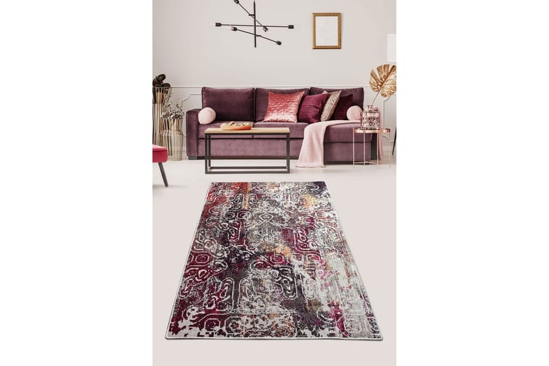 Fabrony Matta 140x190 cm - Flerfärgad/Sammet - Textil & mattor - Matta - Modern matta - Wiltonmatta