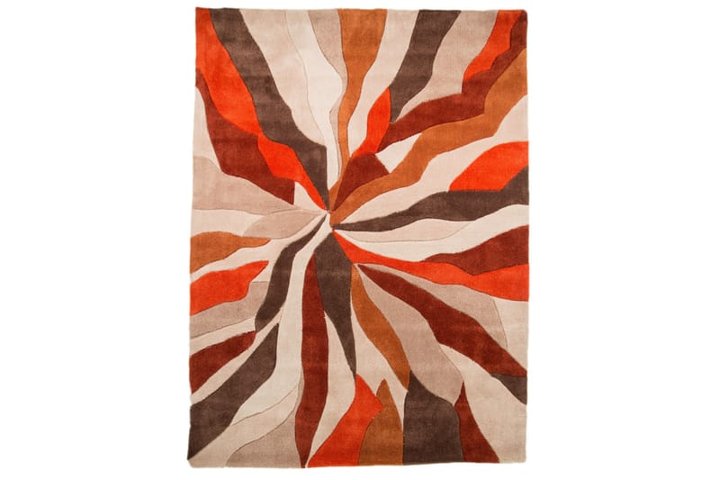 Friezematta Infinite Splinter 160x220 cm Orange - Flair Rugs - Friezematta - Wiltonmatta