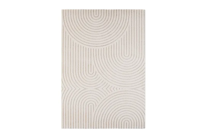 Genova Zen Wiltonmatta 160x230 cm - Vit - Textil & mattor - Matta - Modern matta - Wiltonmatta
