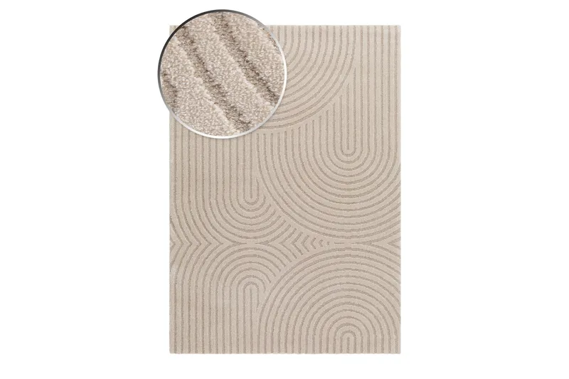 Genova Zen Wiltonmatta 200x290 cm Rektangulär - Linne - Textil & mattor - Matta - Modern matta - Wiltonmatta