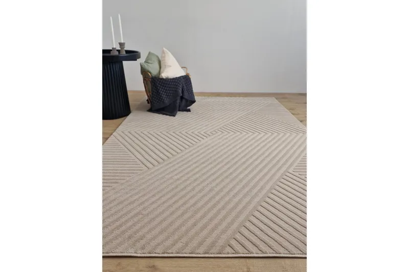 Ritz Wiltonmatta 160x230 cm Rektangulär - Linne - Textil & mattor - Matta - Modern matta - Friezematta