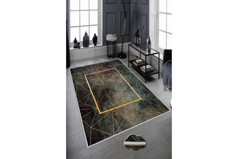 Homefesto Matta 100x150 cm - Multifärgad - Textil & mattor - Matta - Modern matta - Wiltonmatta