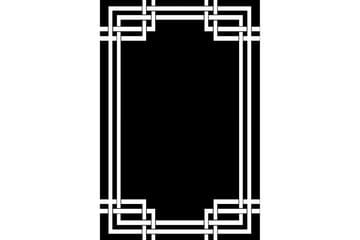 Homefesto Matta 100x200 cm - Multifärgad - Textil & mattor - Matta - Modern matta - Wiltonmatta