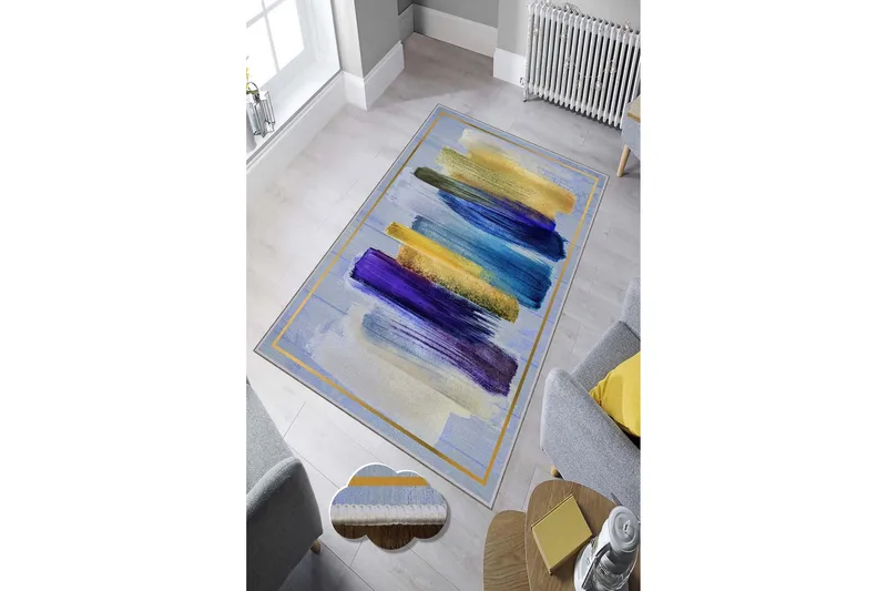 Homefesto Matta 100x200 cm - Multifärgad - Textil & mattor - Matta - Modern matta - Wiltonmatta