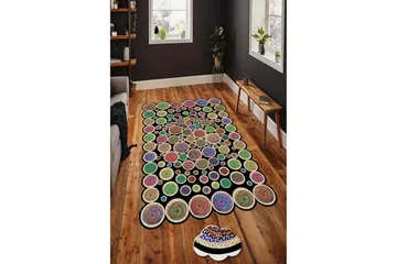 Homefesto Matta 100x300 cm - Multifärgad - Textil & mattor - Matta - Modern matta - Wiltonmatta