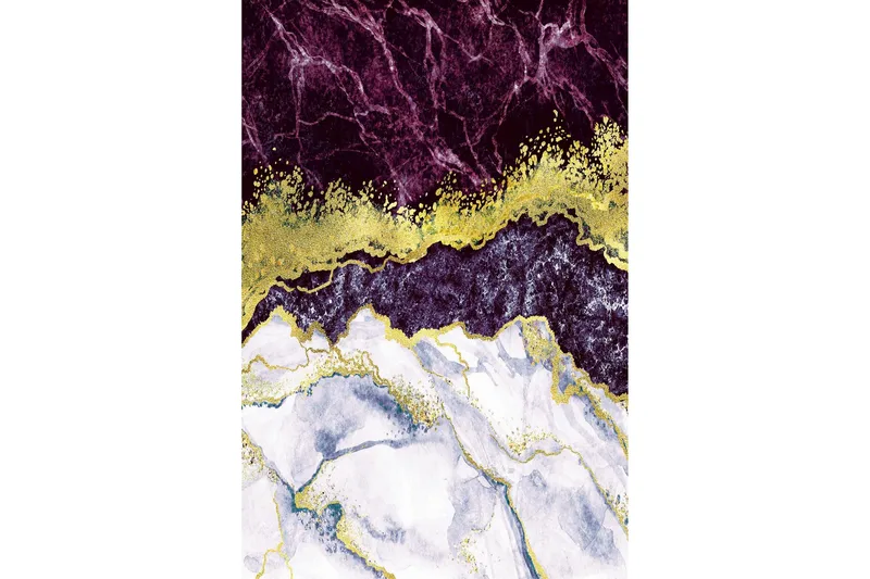 Homefesto Matta 100x300 cm, Multifärgad