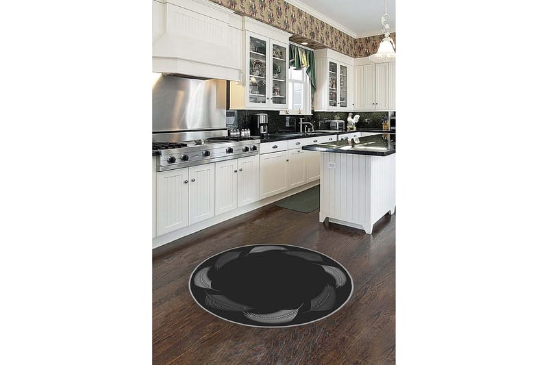 Homefesto Matta 110 cm Rund - Multifärgad - Textil & mattor - Matta - Modern matta - Wiltonmatta