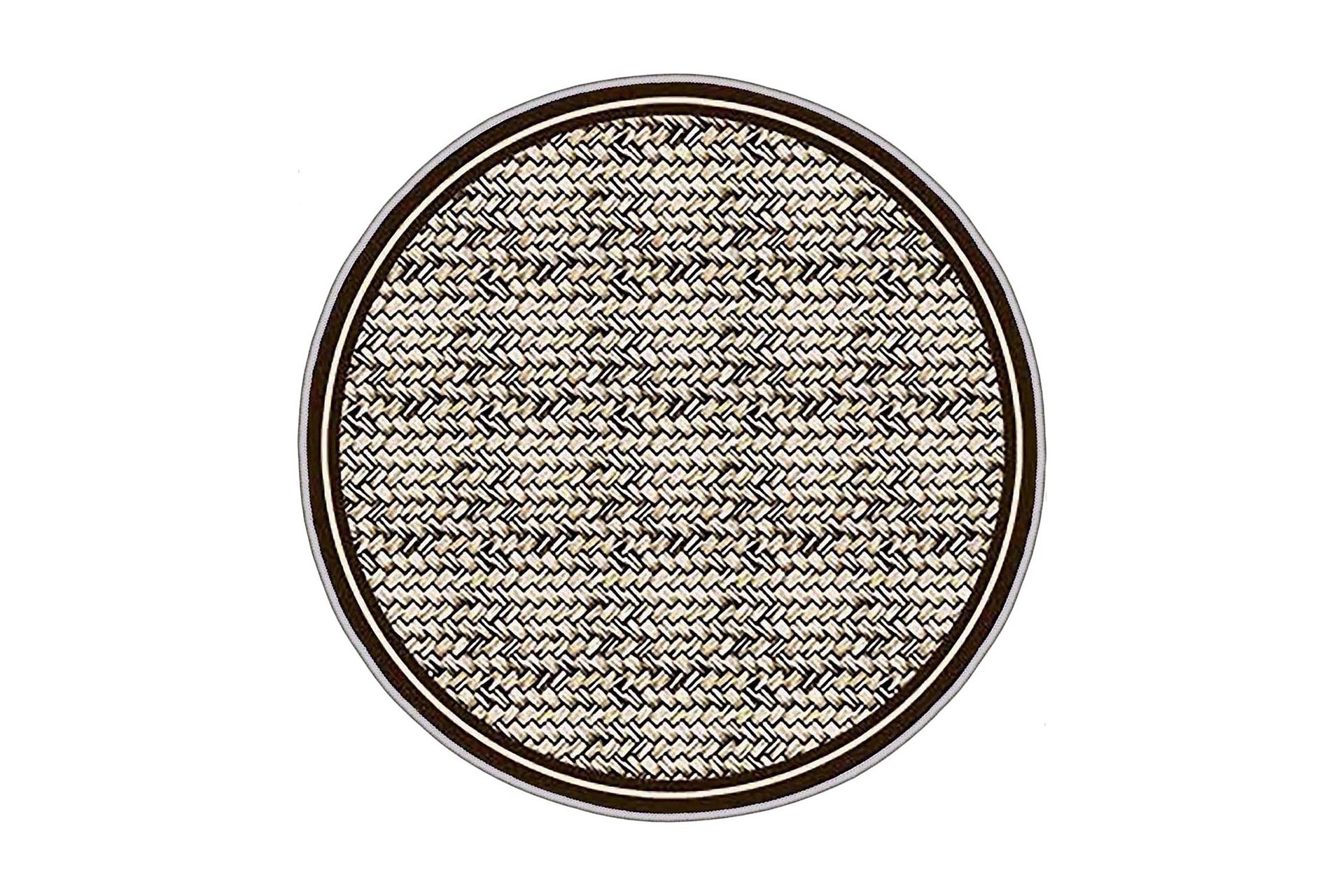 Homefesto Matta 140 cm Rund - Multif&auml;rgad