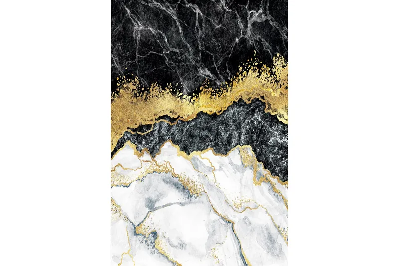 Homefesto Matta 140x220 cm - Multifärgad - Textil & mattor - Matta - Modern matta - Wiltonmatta