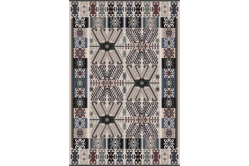 Homefesto Matta 140x220 cm - Multifärgad - Textil & mattor - Matta - Modern matta - Wiltonmatta