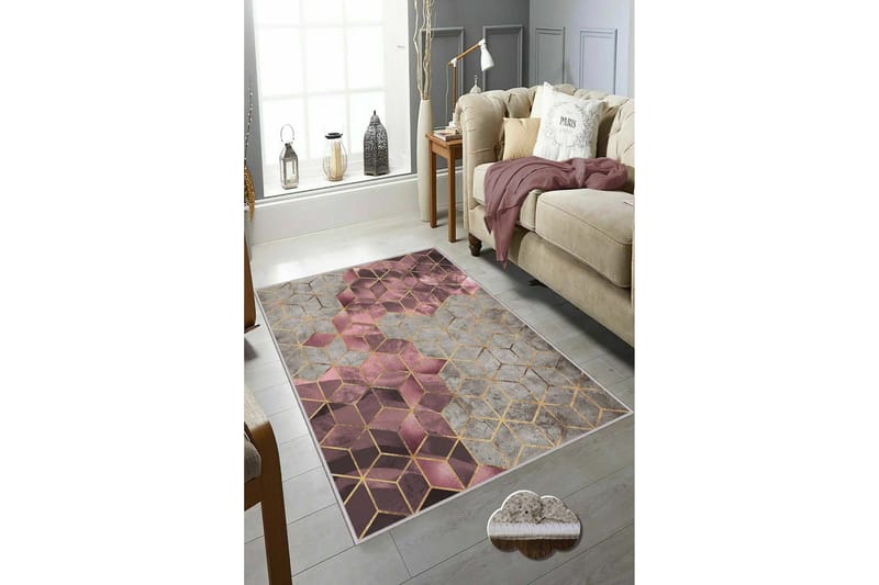 Homefesto Matta 140x220 cm - Multifärgad - Textil & mattor - Matta - Modern matta - Wiltonmatta