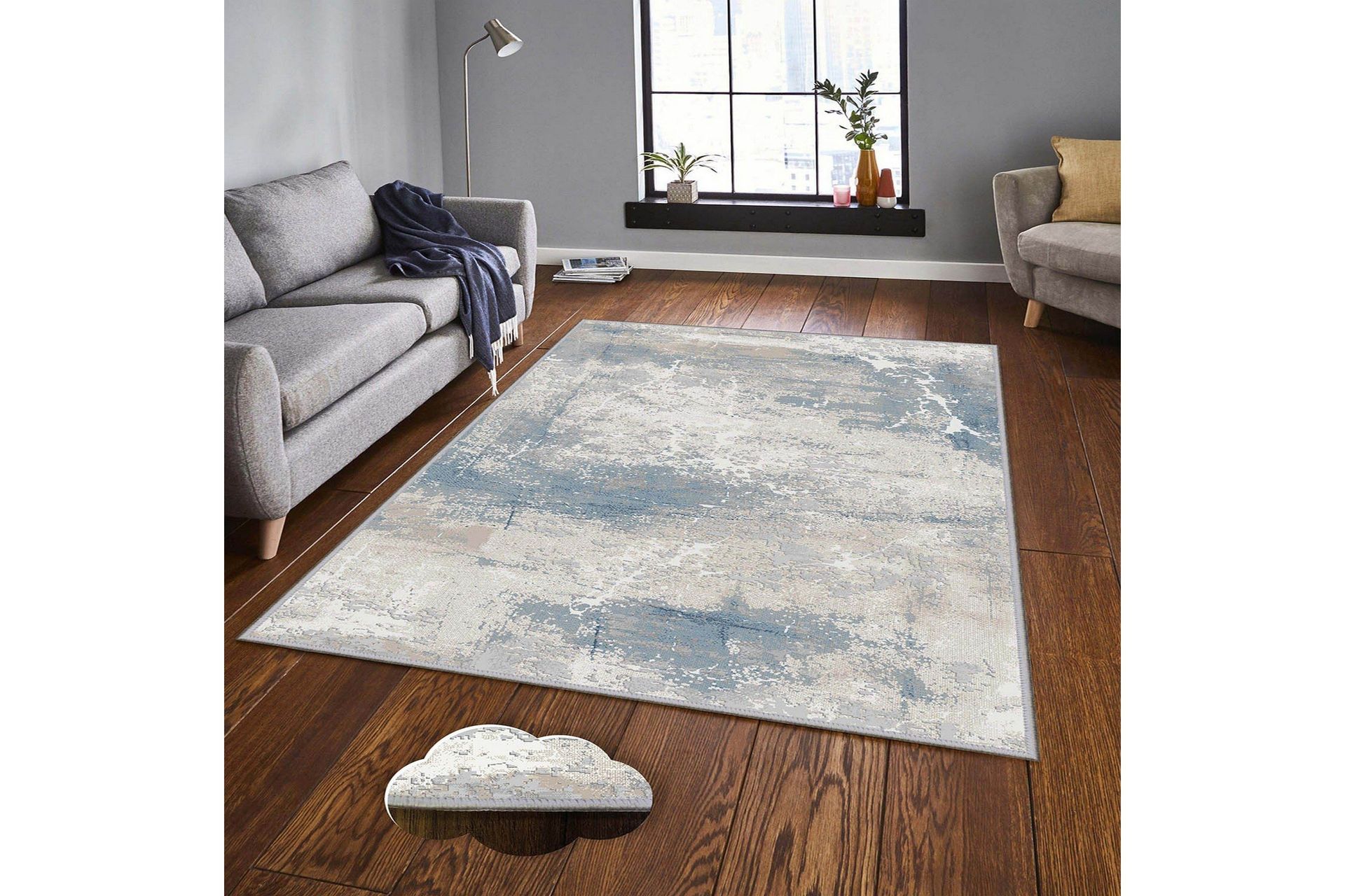 Homefesto Matta 140x220 cm - Multif&auml;rgad