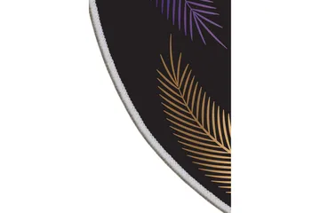 Homefesto Matta 150 cm Rund - Multifärgad - Textil & mattor - Matta - Modern matta - Wiltonmatta