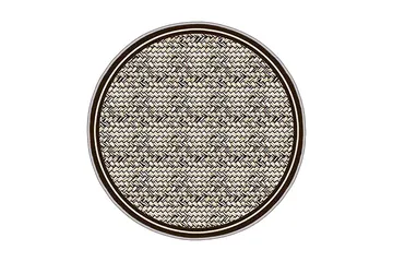 Homefesto Matta 60 cm Rund - Multifärgad - Textil & mattor - Matta - Modern matta - Wiltonmatta
