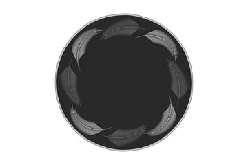 Homefesto Matta 60 cm Rund - Multifärgad - Textil & mattor - Matta - Modern matta - Wiltonmatta