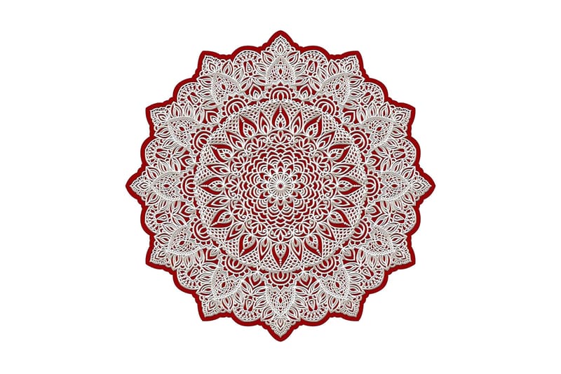 Homefesto Matta 60 cm Rund, Multifärgad