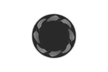 Homefesto Matta 80 cm Rund - Multifärgad - Textil & mattor - Matta - Modern matta - Wiltonmatta