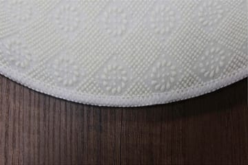 Homefesto Matta 90 cm Rund - Multifärgad - Textil & mattor - Matta - Modern matta - Wiltonmatta